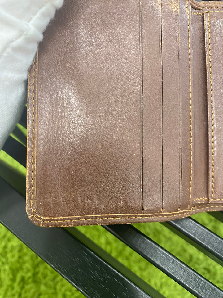 Celine Denim Triomphe Compact Wallet (6458)