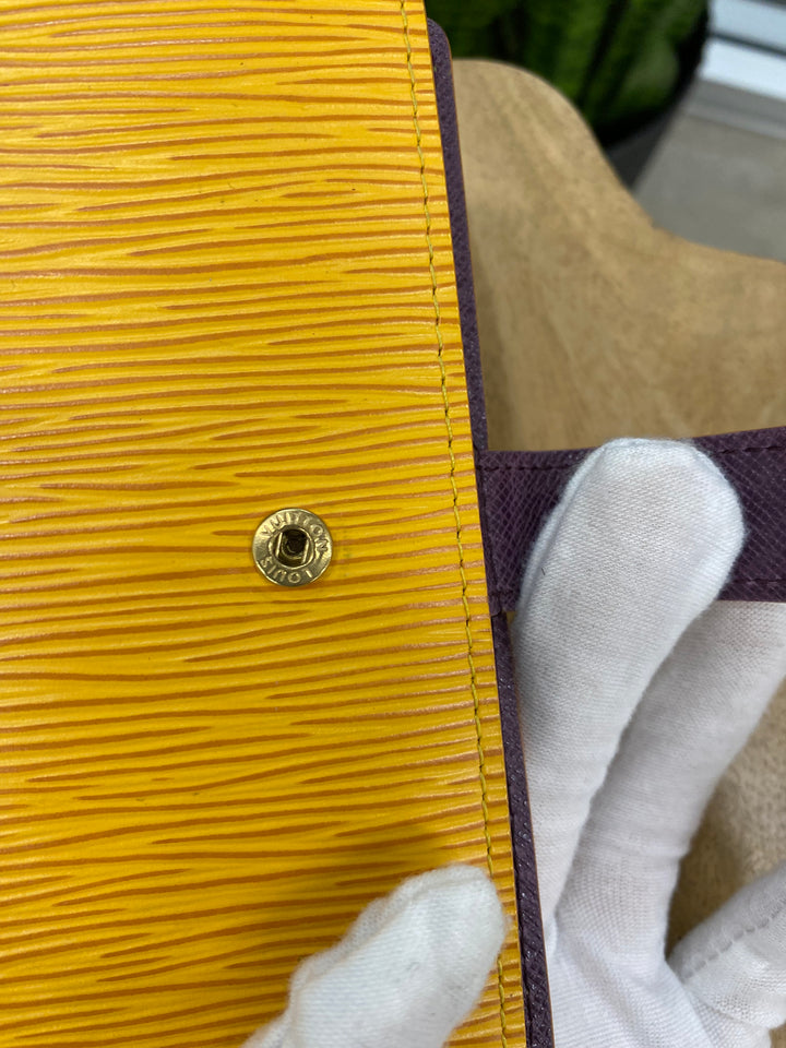 Louis Vuitton Yellow Epi Agenda PM (3894)