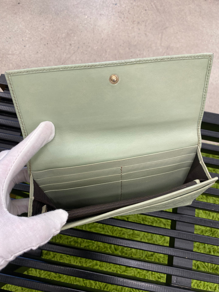 Gucci Mint Guccissima Long Wallet (3648)