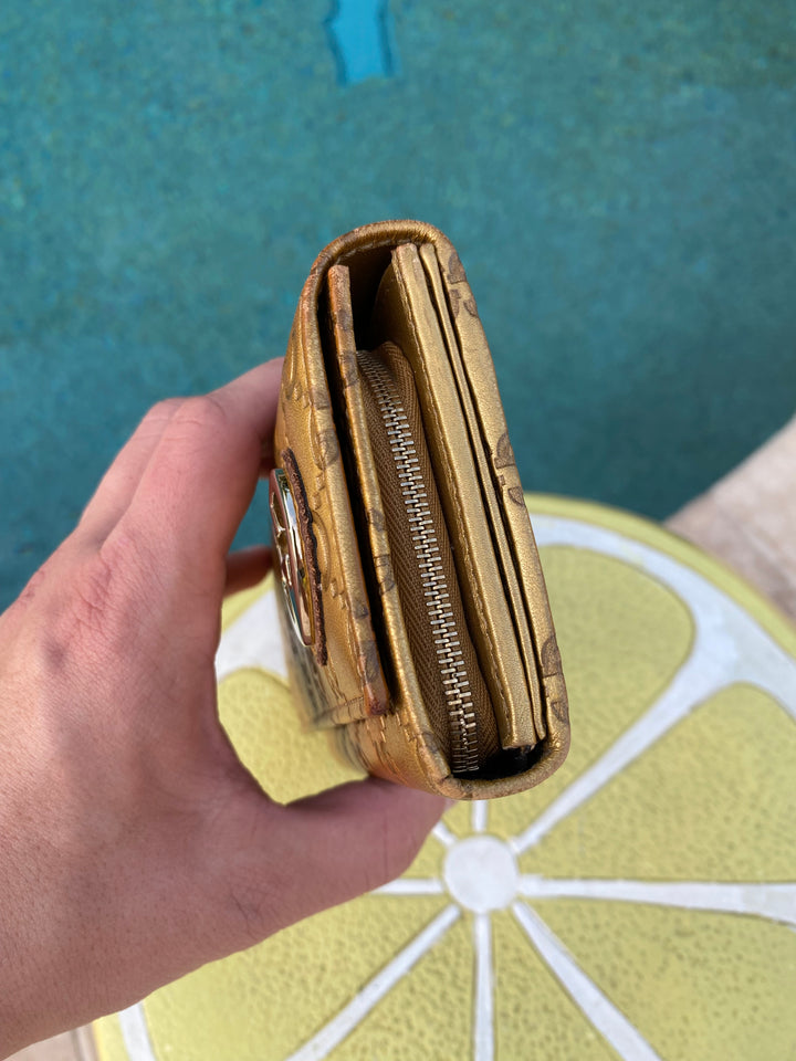 Gucci Gold Guccissima Heart Long Wallet (3867)