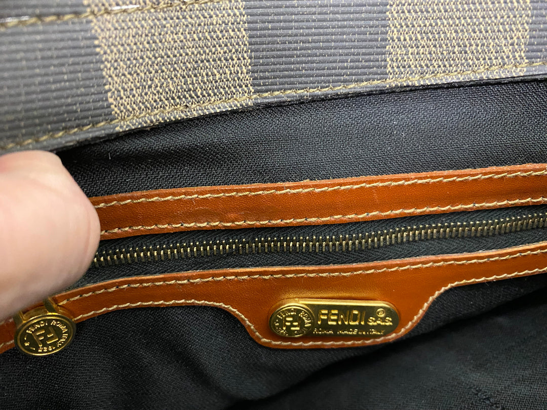Fendi Pequin 2 Way Tote and Backpack (8903)