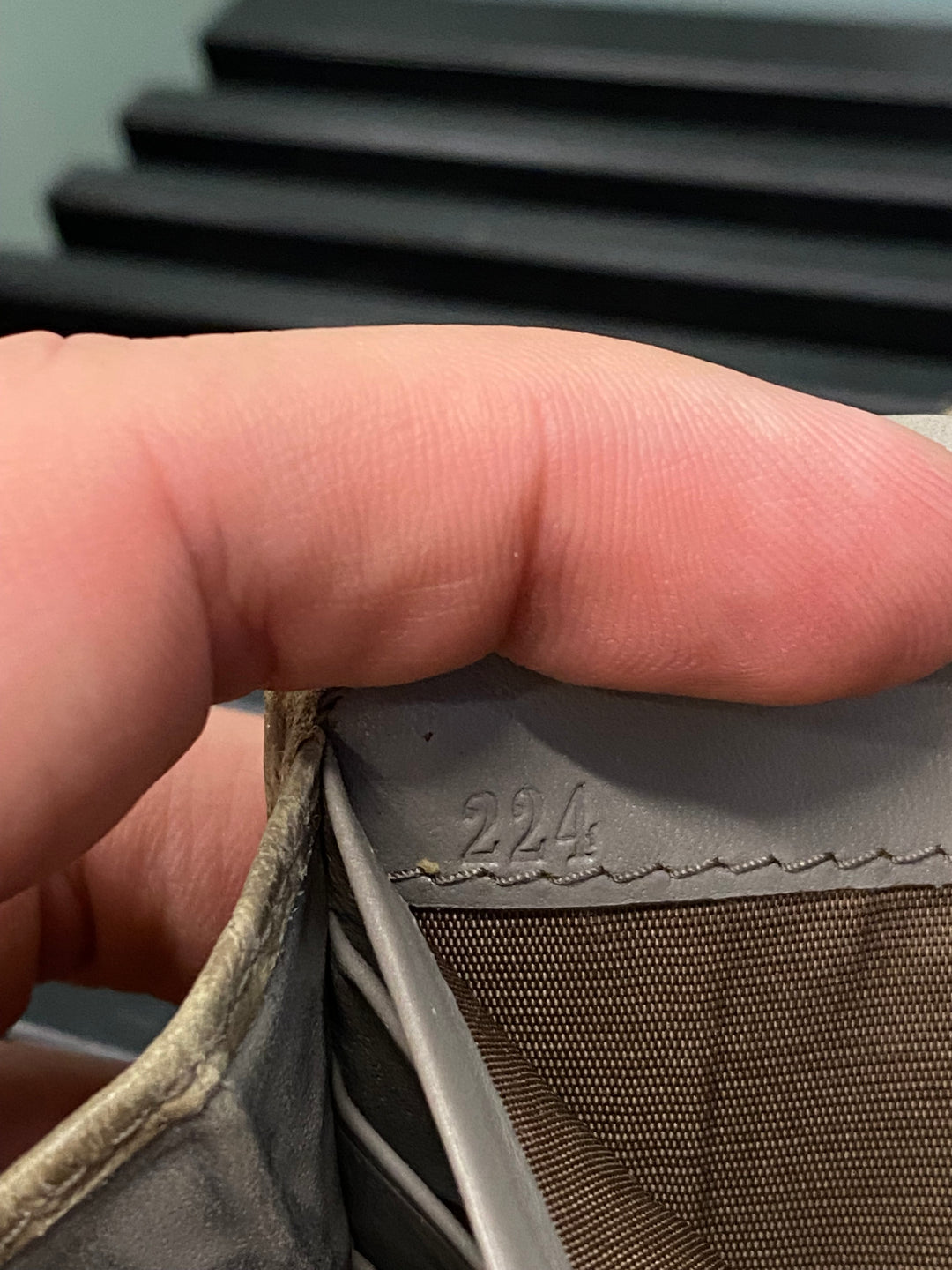 Prada Croc Embossed Long Wallet (9955)