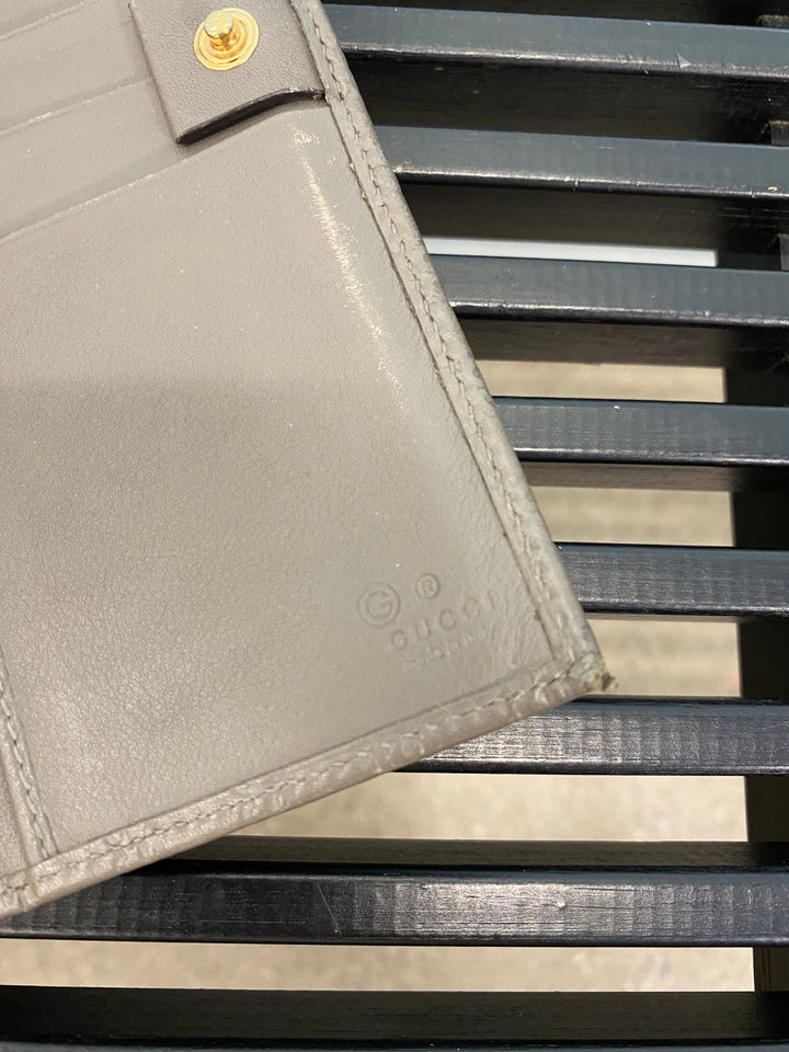 Gucci Grey Guccissima Long Wallet (4880)