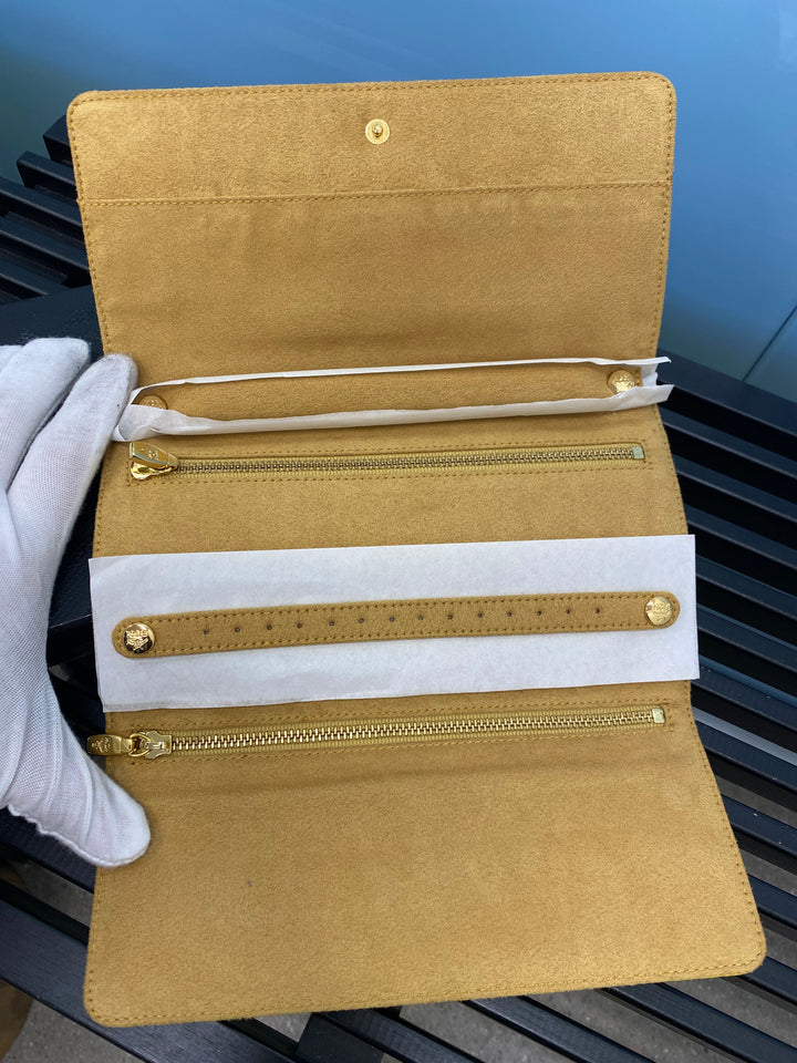 MCM Yellow Leather Jewelry Holder (1111)