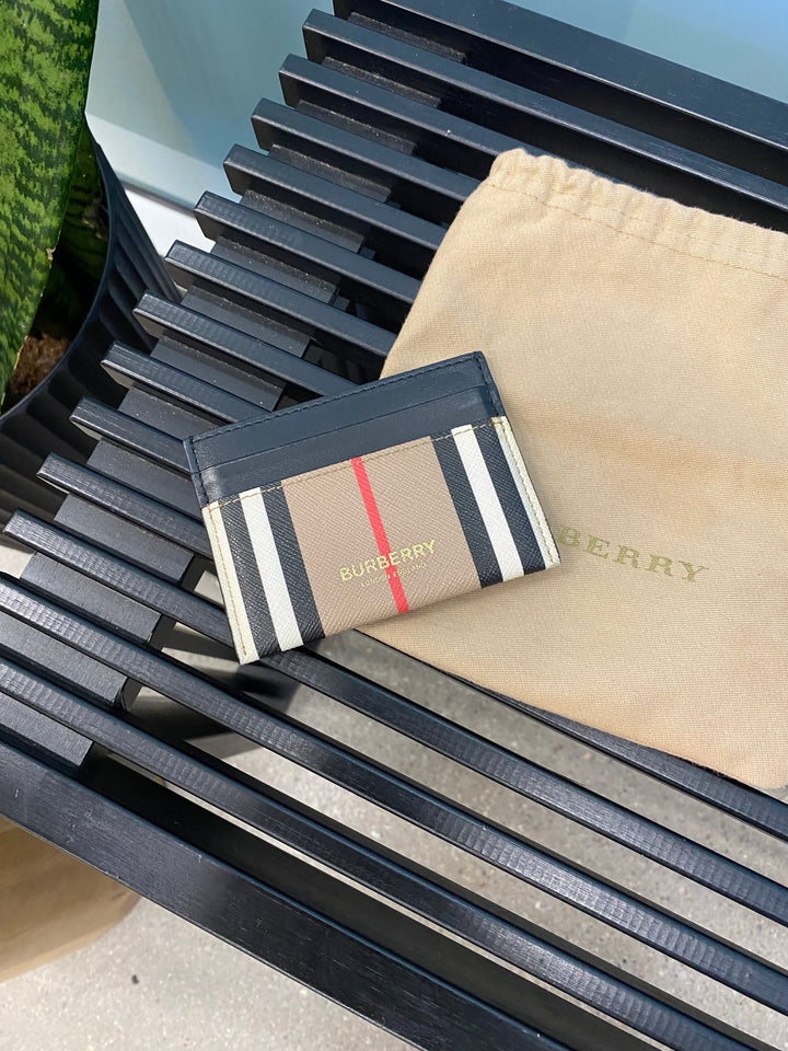 Burberry Striped Card Holder (8378)