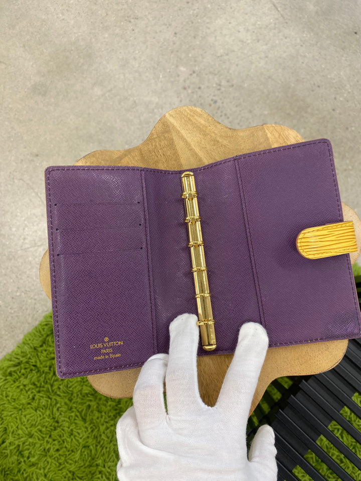 Louis Vuitton Yellow Epi Agenda PM (3882)