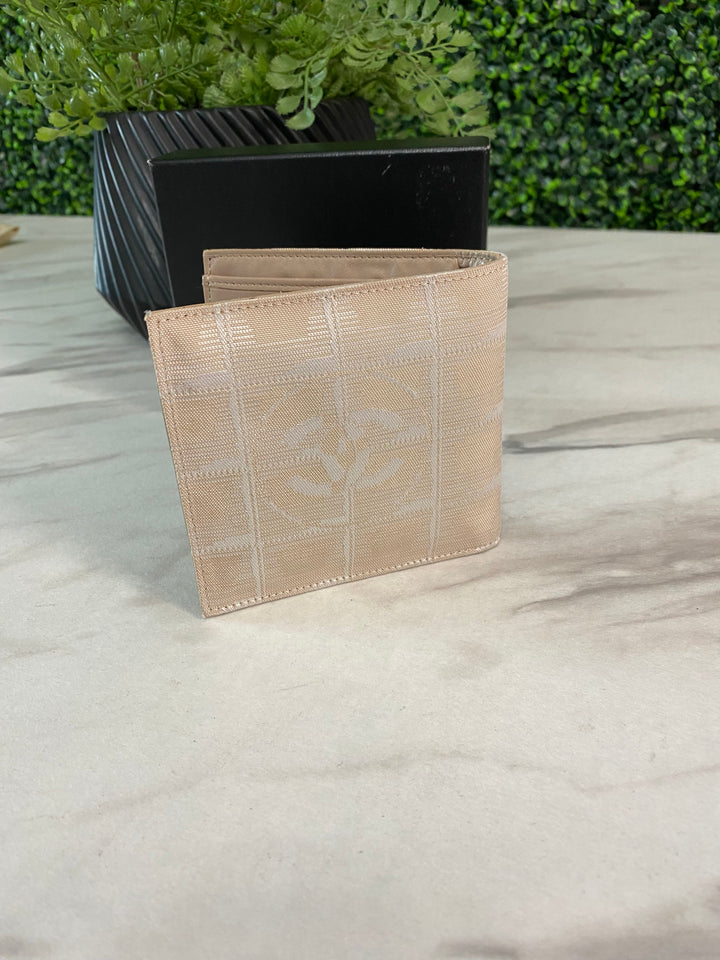 Chanel Beige Travel Line Billfold (226)