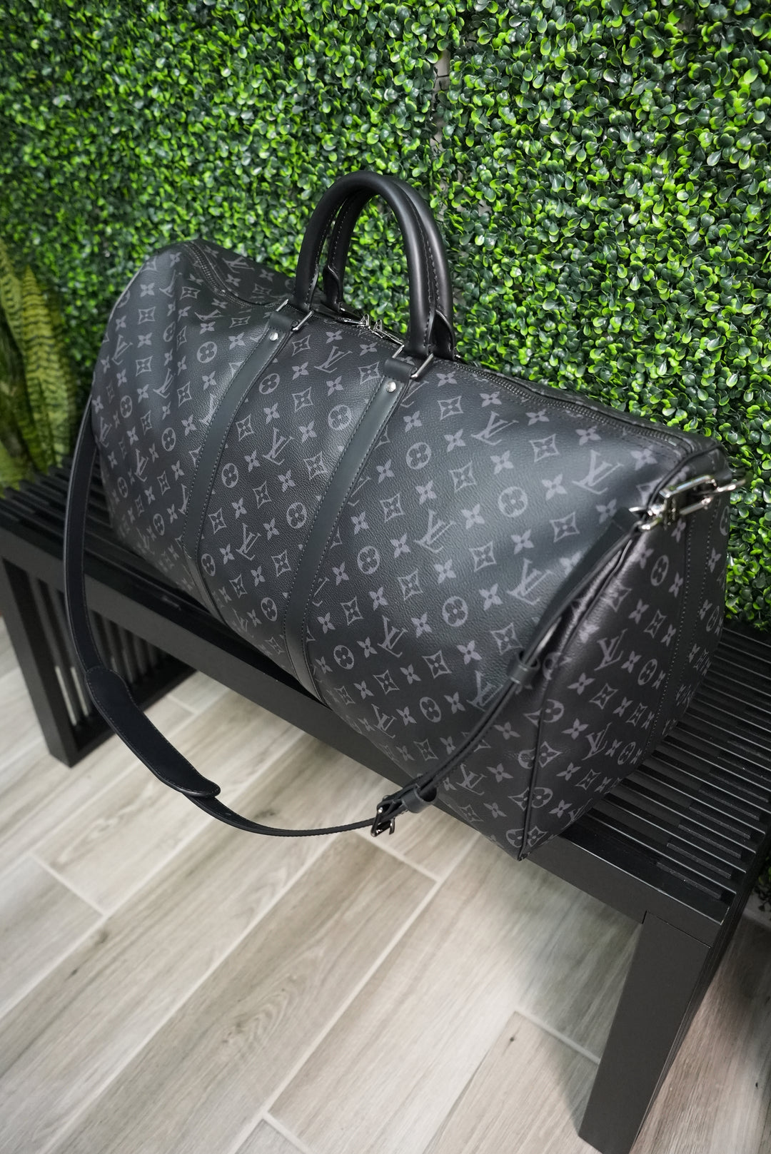 Louis Vuitton Eclipse Keepall 55 Bando