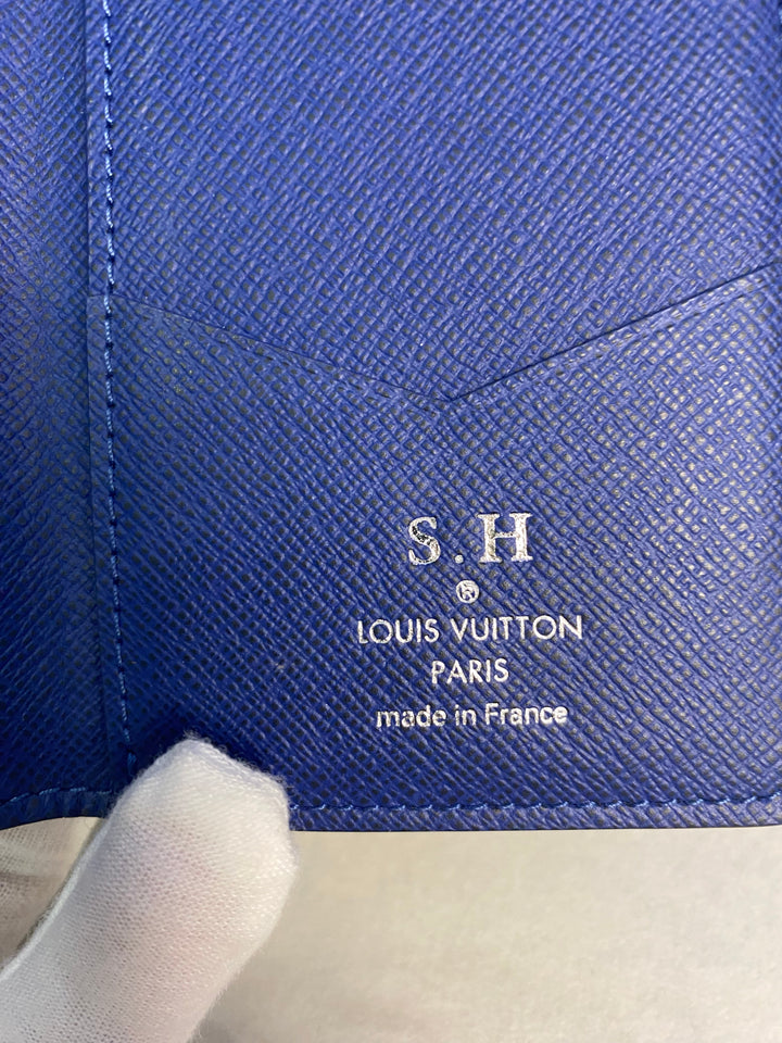 Louis Vuitton Cobalt Taigarama Pocket Organizer (7191)