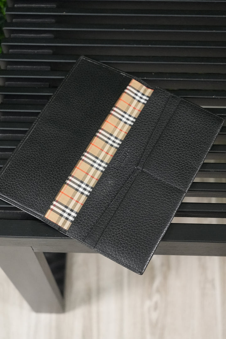 Burberry Nova Check Long Wallet